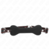 Kink - Mordaza De Hueso 12 Cm Negro 63 X 2 Cm de Kink Collar & Gag | Piumer