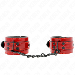 Kink - Muñequeras Rojo Oscuro 23 X 5 Cm de Kink Wrist Restraint | Piumer