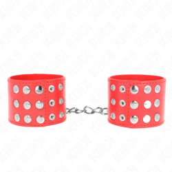Kink - Muñequeras Con Cierre A Presión Ajustable Rojo 19-24 Cm X 5.5 Cm de Kink Wrist Restraint | Piumer