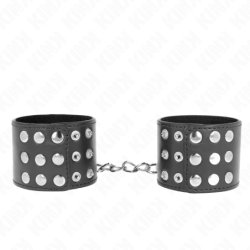 Kink - Muñequeras Con Cierre A Presión Ajustable Negro 19-24 Cm X 5.5 Cm de Kink Wrist Restraint | Piumer