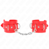 Kink - Muñequeras Con 3 Anillas En D Ajustable Rojo 17.5-25 Cm X 6 Cm de Kink Wrist Restraint | Piumer