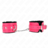 Kink - Muñequeras Forradas Premium Negro Con Correa Fucsia Ajustable 17-29 Cm X 6 Cm de Kink Wrist Restraint | Piumer