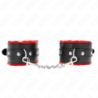 Kink - Muñequeras Forradas Premium Rojo Con Correa Negro Ajustable 17-29 Cm X 6 Cm de Kink Wrist Restraint | Piumer