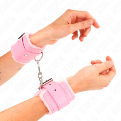 Kink - Muñequeras Forradas Rosa Con Correa Rosa Ajustable 20-29 Cm X 5.5 Cm de Kink Wrist Restraint | Piumer