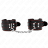 Kink - Muñequeras Negro Con Detalles En Rojo Ajustable 20-28 Cm X 5.5 Cm de Kink Wrist Restraint | Piumer