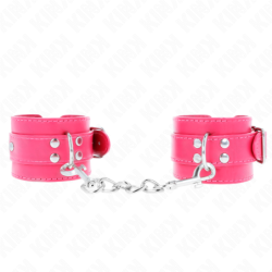 Kink - Muñequeras Fucsia Con Detalles En Fucsia Ajustable 20-28 Cm X 5.5 Cm de Kink Wrist Restraint | Piumer