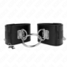 Kink - Muñequeras Fijas Con Anilla Y Cierre Candado Negro Ajustable 16-23 Cm X 5.5 Cm de Kink Wrist Restraint | Piumer