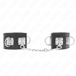 Kink - Muñequeras Multiposición Con Cierre Candado Negro Ajustable 16-23 Cm X 5.5 Cm de Kink Wrist Restraint | Piumer