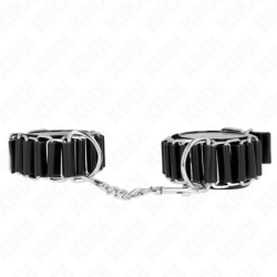 Kink - Muñequeras Finas En Forma De Bisagra Negro Ajustable 16-22 Cm X 3.5 Cm de Kink Wrist Restraint | Piumer
