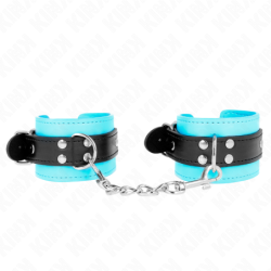 Kink - Muñequeras Con Gancho Forro Azul Ajustable 20-28 Cm X 5.5 Cm de Kink Wrist Restraint | Piumer