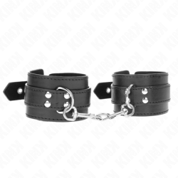 Kink - Muñequeras Con Tachuelas Negro 35 X 6 Cm de Kink Wrist Restraint | Piumer