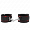 Kink - Muñequeras Diseño Escándalo Rojo-Negro de Kink Wrist Restraint | Piumer