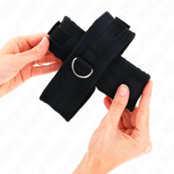 Kink - Muñequeras Cruzada Negro 34 X 5.5 Cm de Kink Wrist Restraint | Piumer