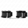 Kink - Muñequeras Forrada Negro Ajustable 17-31 Cm X 7 Cm de Kink Wrist Restraint | Piumer