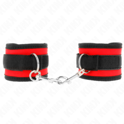 Kink - Muñequeras Nylon Rojo-Negro Modelo 2 Ajustable 18-35 Cm X 6 Cm de Kink Wrist Restraint | Piumer