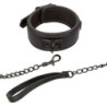 Nocturnal Collar Y Correa Cuero Ajustable Negro de Calexotics | Piumer