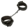 Nocturnal Esposas De Tobillo Cuero Ajustable Negro de Calexotics | Piumer