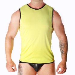 Macho - Camiseta Amarillo de Macho Underwear - Talla L/XL | Piumer