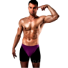 Passion - Boxer 009 Lila/ Negro Erotic Lingerie de Passion Men - Talla S/M | Piumer