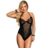 Subblime - Teddy De Encaje Negro Talla Única de Subblime Bodies | Piumer