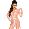 Penthouse - Midnight Mirage Peignoir Rosa de Penthouse Peignoirs - Talla XL | Piumer