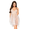 Penthouse - Naughty Doll Babydoll Blanco de Penthouse Babydoll - Talla L/XL | Piumer