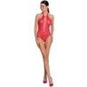 Passion - Woman Bs088 Bodystocking Rojo Talla Única de Passion Woman | Piumer