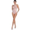 Passion - Woman Bs088 Bodystocking Blanco Talla Única de Passion Woman | Piumer