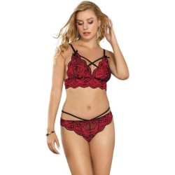 Subblime - Set Dos Piezas Top Y Panties Encaje de Subblime Sets - Talla S/M | Piumer