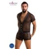 Passion - 052 Set Michael Negro de Passion Men - Talla L/XL | Piumer