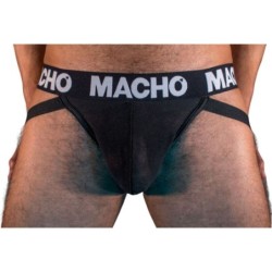 Macho - Mx25Nn Jock Negro de Macho Underwear - Talla S | Piumer