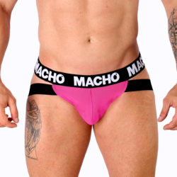 Macho - Mx28Fr Jock Rosa Neon de Macho Underwear - Talla XL | Piumer