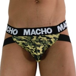 Macho - Mx28Mv Jock Militar Verde de Macho Underwear - Talla L | Piumer