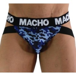 Macho - Mx28Ma Jock Militar Azul de Macho Underwear - Talla XL | Piumer