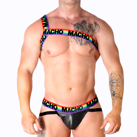 Macho - Arnés Romano Pride de Macho Underwear - Talla L/XL | Piumer