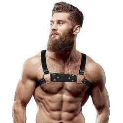 Arnés Bulldog Ecopiel Pecho Hombre Talla M de Fetish Submissive Attitude - Talla L | Piumer