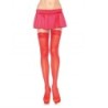 Leg Avenue - Medias Rojas Con Encaje Superior de Leg Avenue Hosiery | Piumer