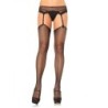 Leg Avenue - Medias De Red Sin Silicona Autoadherente Superior de Leg Avenue Hosiery | Piumer