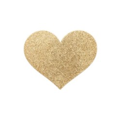 Bijoux - Indiscrets Pezoneras Flash Corazón Dorado de Bijoux Flash Collection | Piumer
