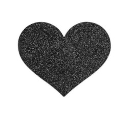 Bijoux - Indiscrets Pezoneras Flash Corazón Negro de Bijoux Flash Collection | Piumer